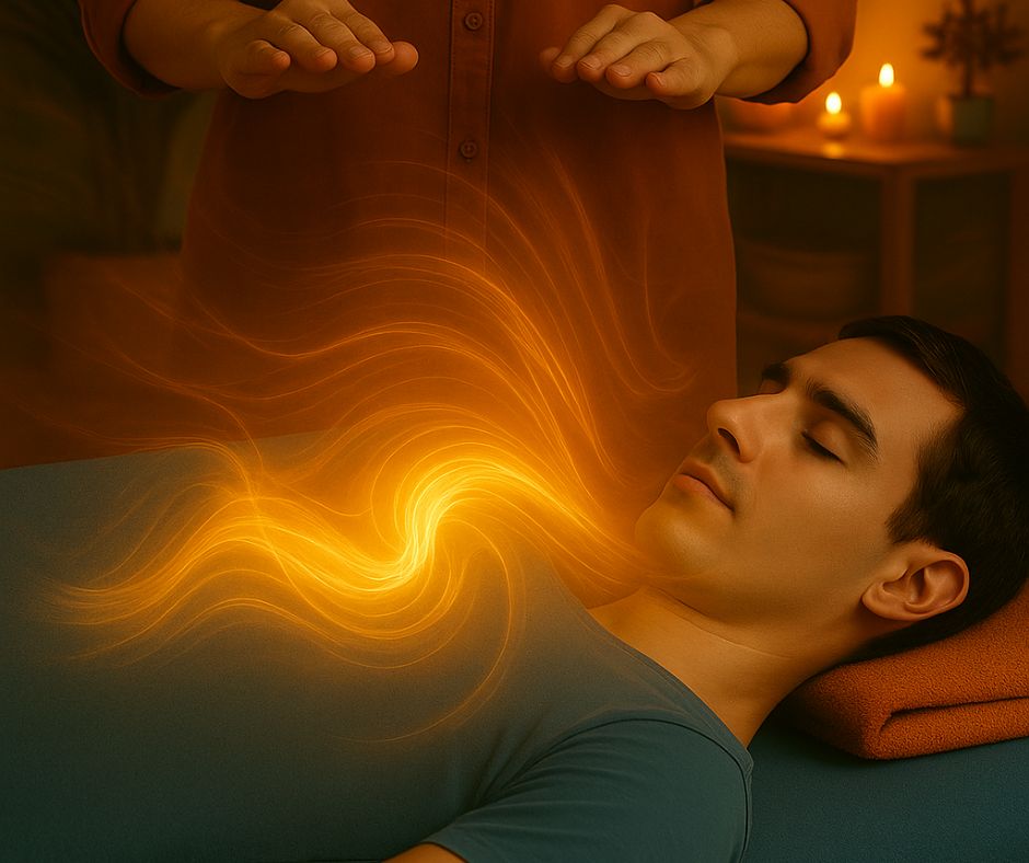 laisser l'énergie ciculer lors d'une séance énergétique